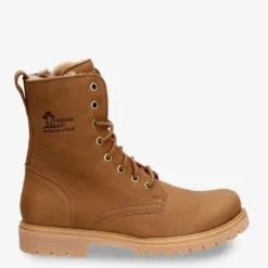 Frisia Botas de piel con forro interior de pelo.