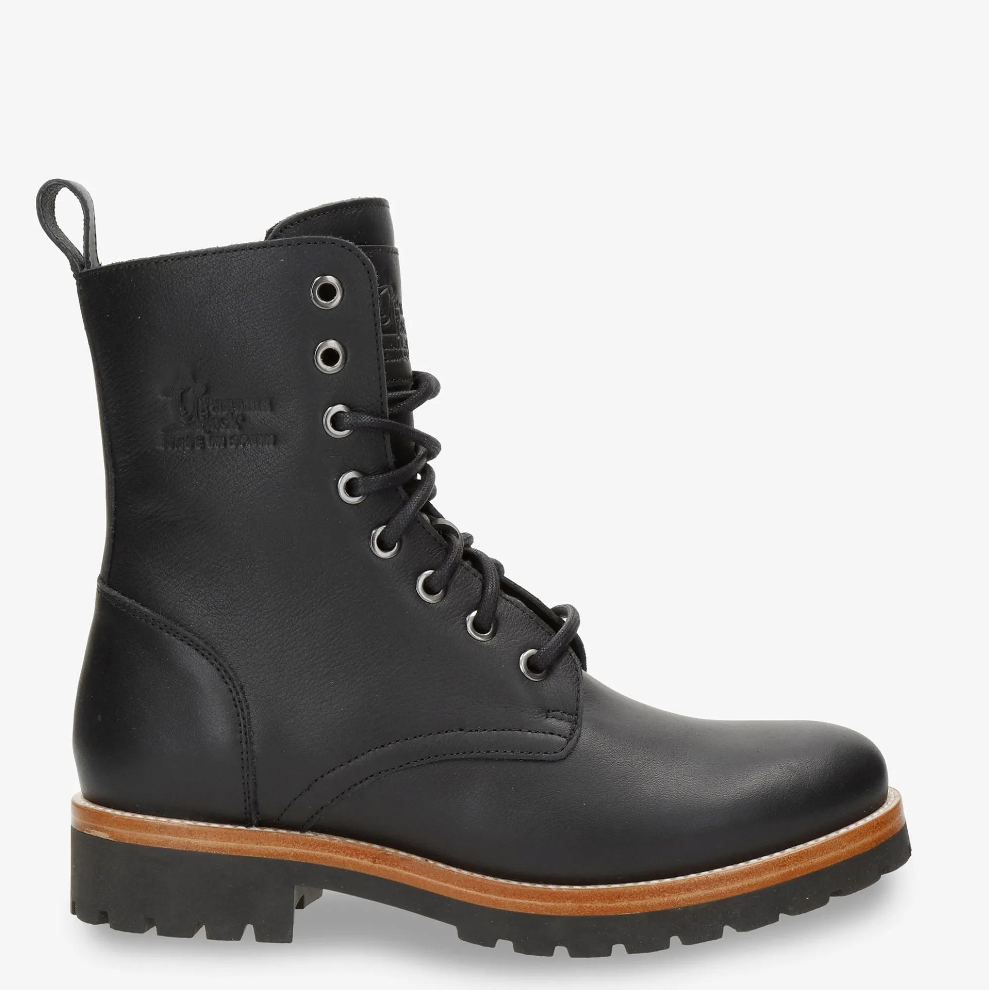 Frisia Botas de piel con forro interior de piel.
