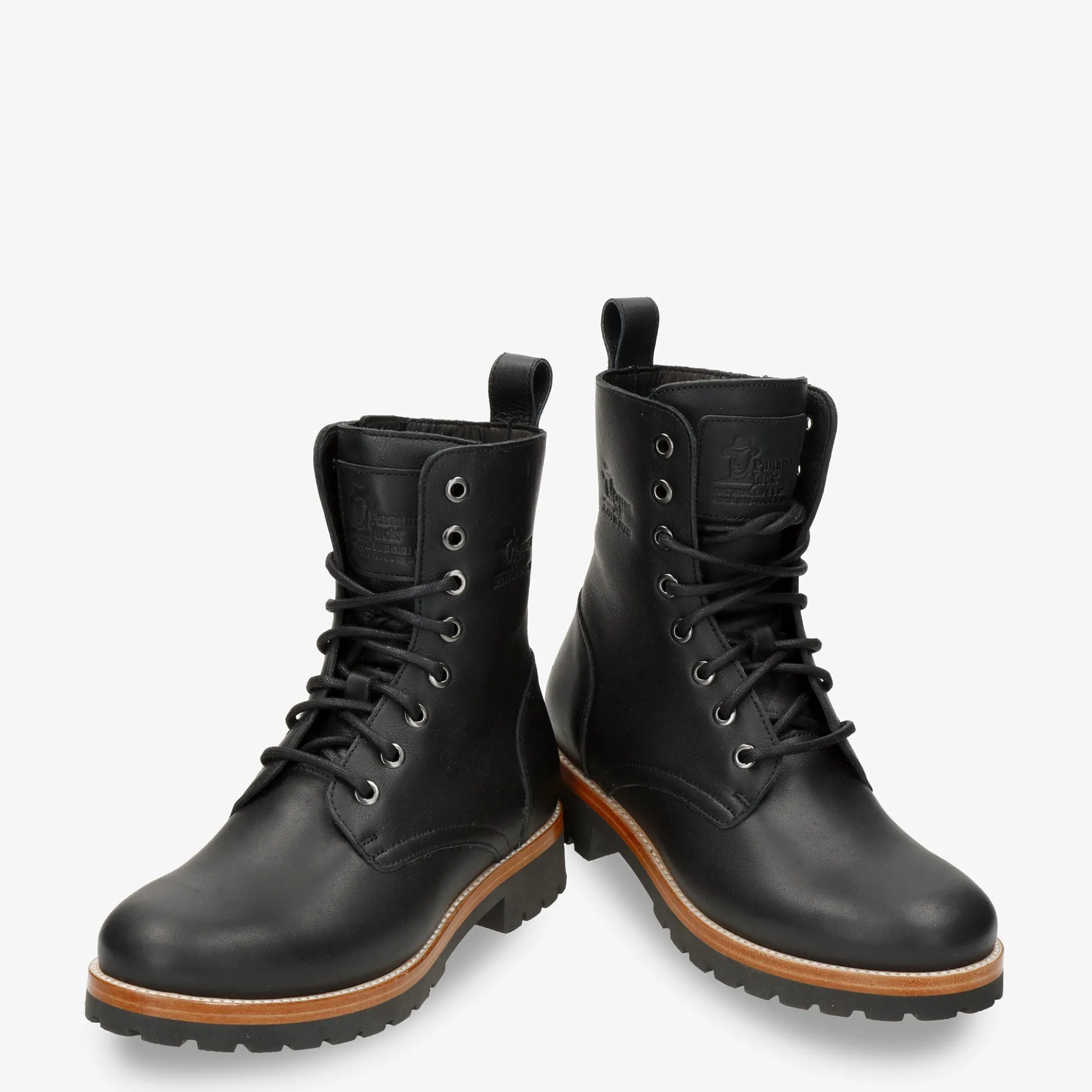 Frisia Botas de piel con forro interior de piel.