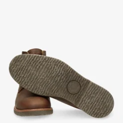 Glasgow Igloo Botín de piel con forro interior de pelo natural.