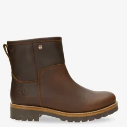 Grace Botas de piel con forro interior de pelo.