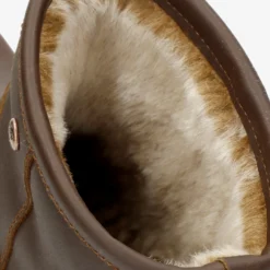 Grace Botas de piel con forro interior de pelo.