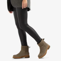 Grace Botas de piel con forro interior de pelo.