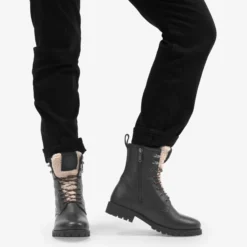 Ibi Botas de piel con forro interior de pelo.