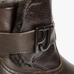Javea Botas de piel con forro interior de pelo.