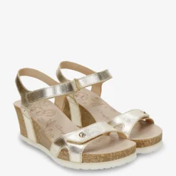 Julia Shine Sandalias de piel con forro interior de piel.