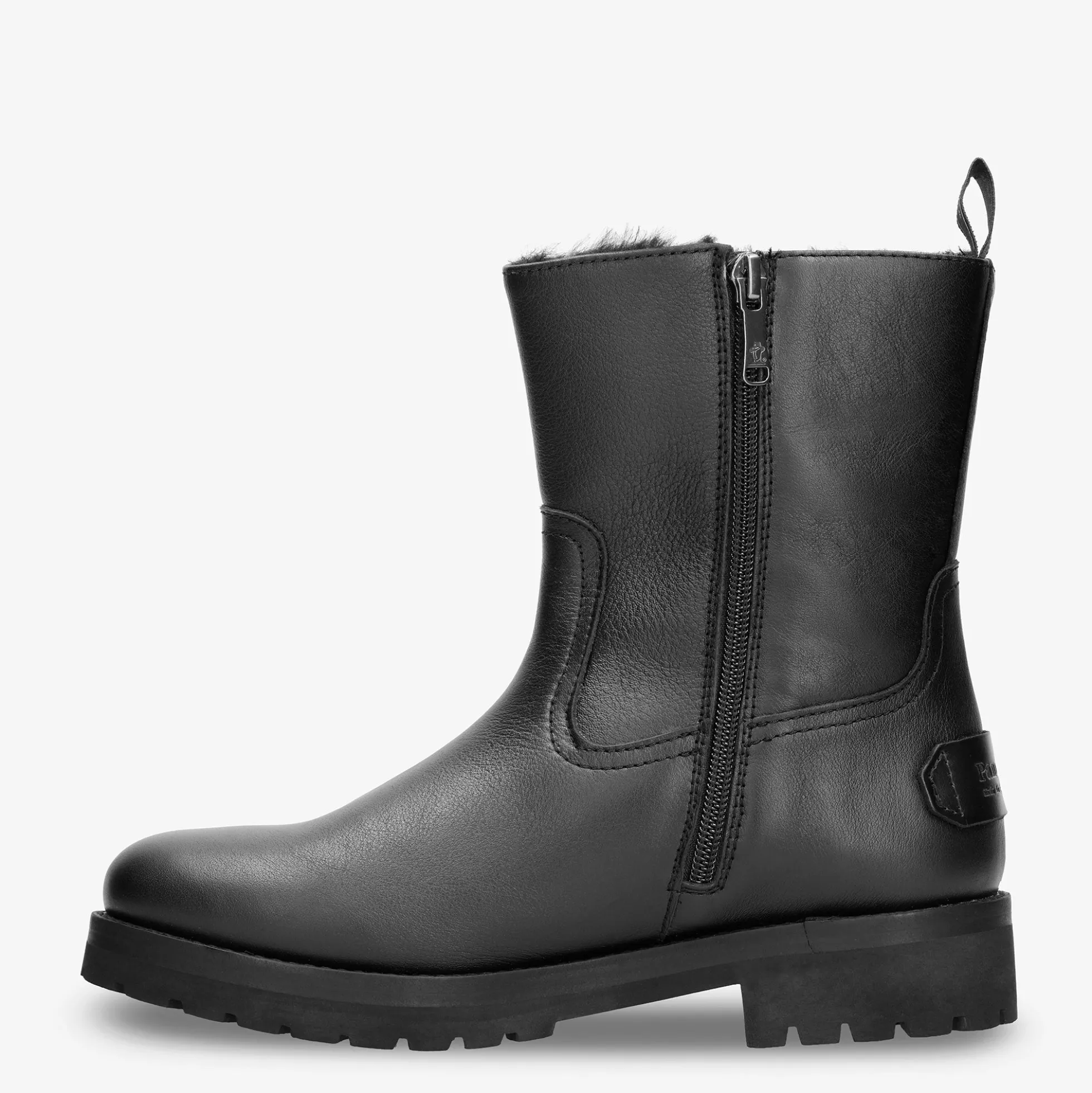 Monovar Botas de piel con forro interior de pelo.
