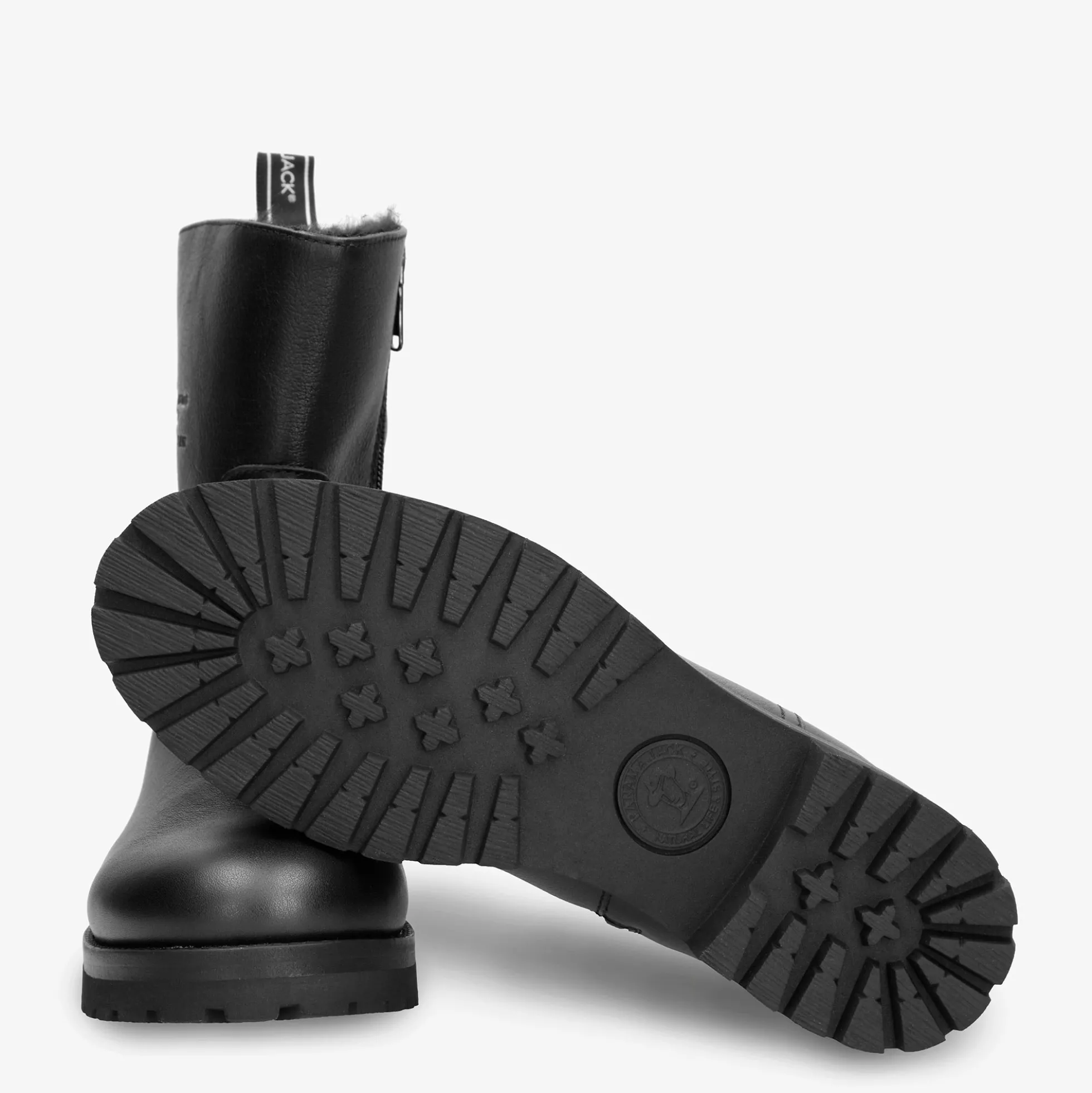 Monovar Botas de piel con forro interior de pelo.