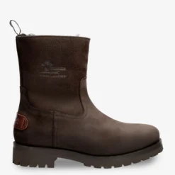 Monovar Igloo Botas de piel con forro interior de pelo natural.