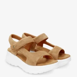 Naroa Sandalias de piel con forro interior de piel.