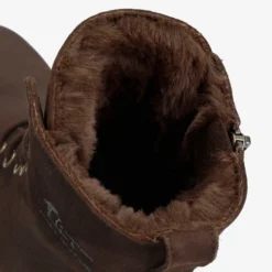 Padma Botas de piel con forro interior de pelo.