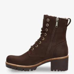 Padma Botas de piel con forro interior de pelo.