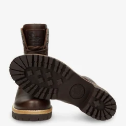 Padma Botas de piel con forro interior de pelo.