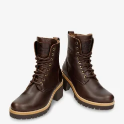 Padma Botas de piel con forro interior de pelo.
