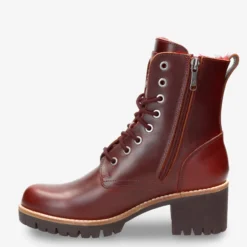 Padma Botas de piel con forro interior de pelo.