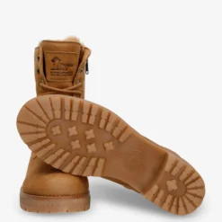Padma Botas de piel con forro interior de pelo.