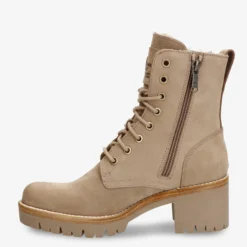 Padma Botas de piel con forro interior de pelo.