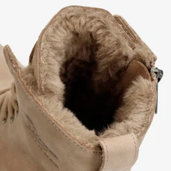 Padma Botas de piel con forro interior de pelo.