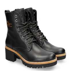 Padma Botas de piel con forro interior de pelo.