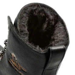 Padma Botas de piel con forro interior de pelo.