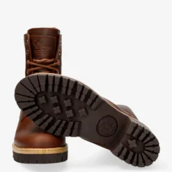 Padma Botas de piel con forro interior de pelo.