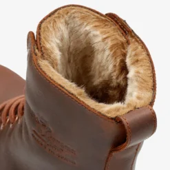 Padma Botas de piel con forro interior de pelo.