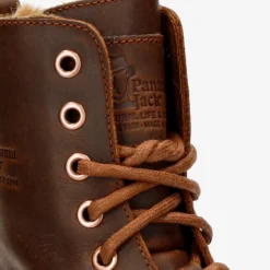 Padma Botas de piel con forro interior de pelo.