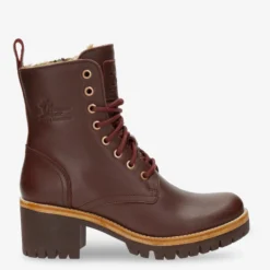 Padma Botas de piel con forro interior de pelo.
