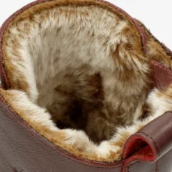 Padma Botas de piel con forro interior de pelo.