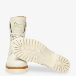 Padma Botas de piel con forro interior de pelo.