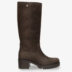 Padua Botas de piel con forro interior de pelo.