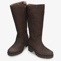 Padua Botas de piel con forro interior de pelo.