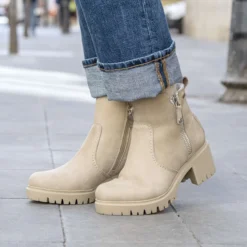 Pauline Gtx Botín de piel con forro interior de Gore-Tex®.