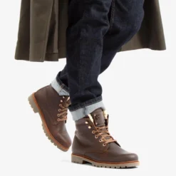 P03 Aviator Botas de piel con forro interior de algodón.
