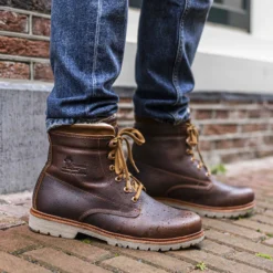 P03 Aviator Botas de piel con forro interior de algodón.