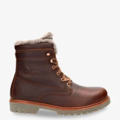 P03 Aviator Igloo Botas de piel con forro interior de pelo natural.