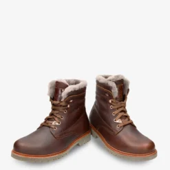 P03 Aviator Igloo Botas de piel con forro interior de pelo natural.