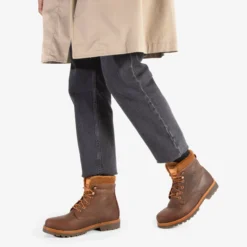 P03 Aviator Igloo Botas de piel con forro interior de pelo natural.