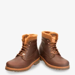 P03 Aviator Igloo Botas de piel con forro interior de pelo natural.