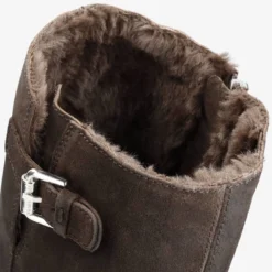 Phaedra Botas de piel con forro interior de pelo.