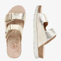 Sade Shine Sandalias de piel con forro interior de piel.