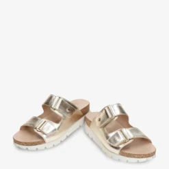 Sade Shine Sandalias de piel con forro interior de piel.