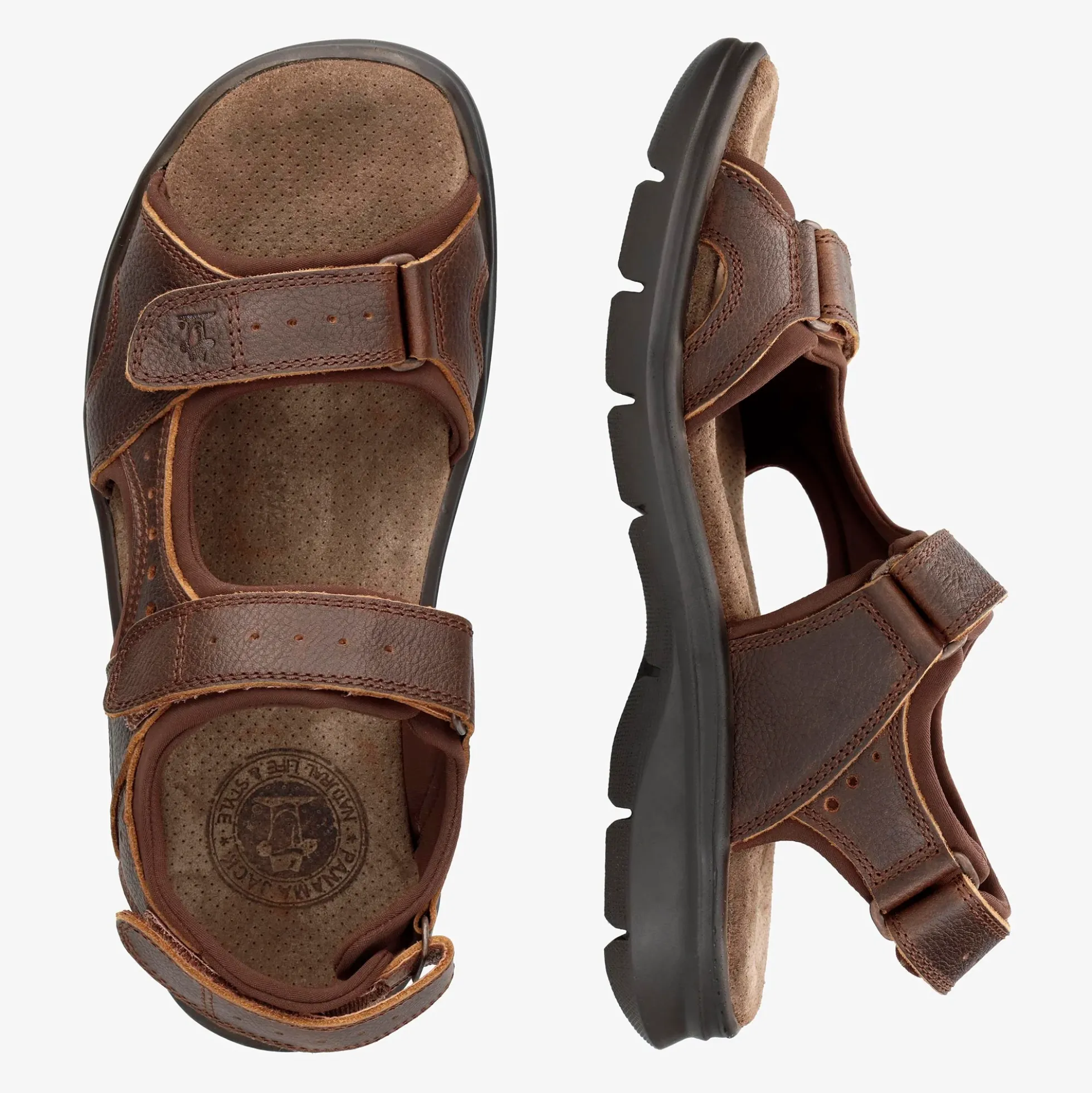 Salton Basics Sandalias de piel con forro interior de lycra.
