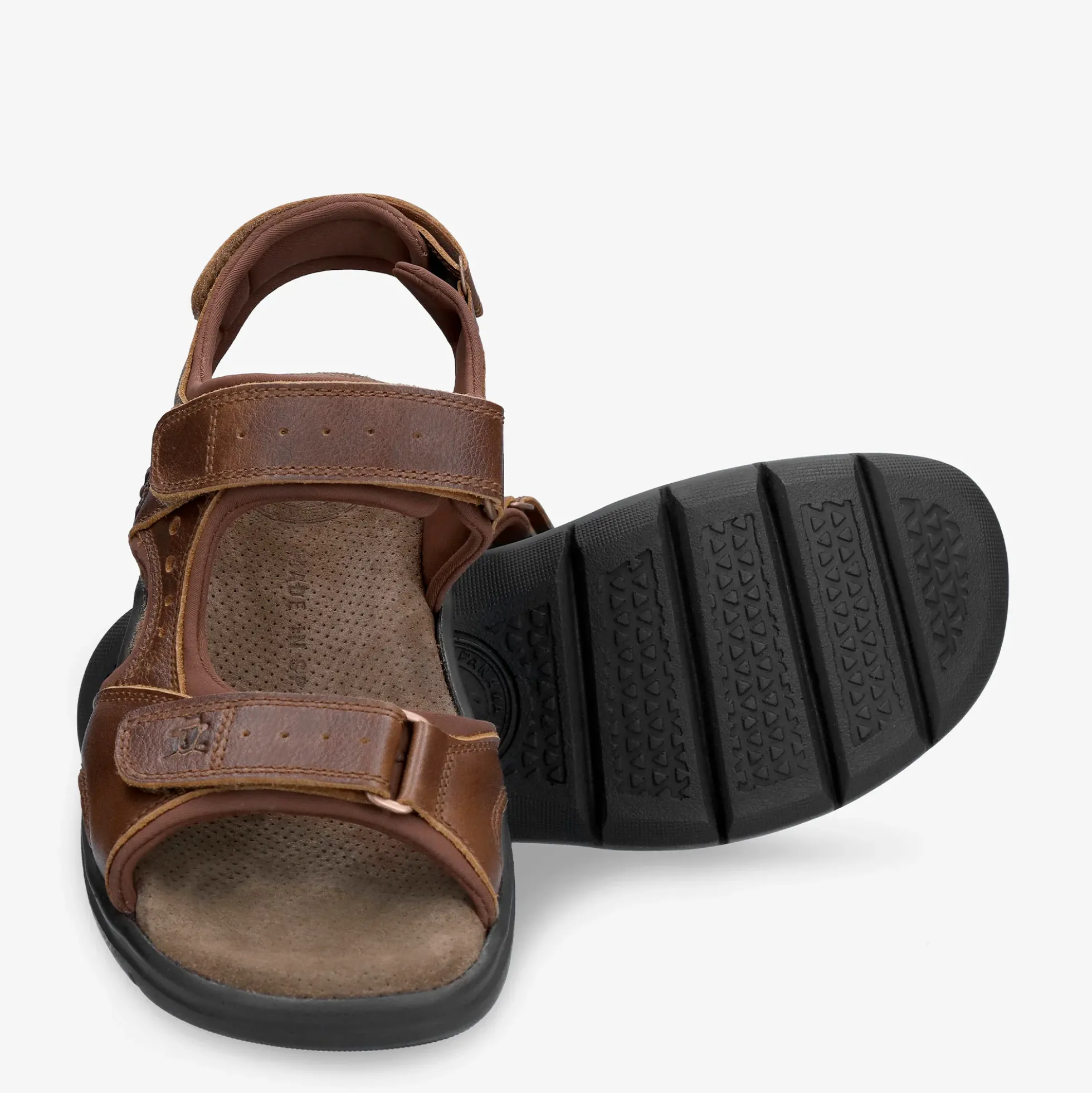 Salton Basics Sandalias de piel con forro interior de lycra.