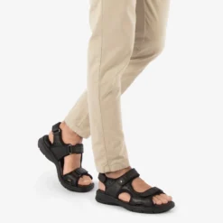 Salton Sandalias de piel con forro interior de lycra.