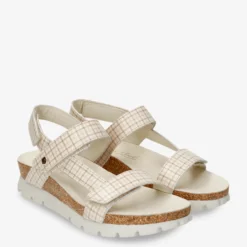Selma Plaid Sandalias de piel con forro interior de piel.
