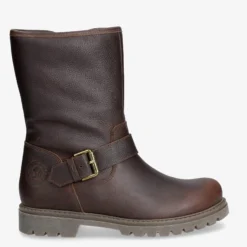Singapur Botas de piel con forro interior de pelo.