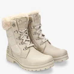 Tuscani Botas de piel con forro interior de pelo.