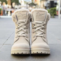 Tuscani Botas de piel con forro interior de pelo.
