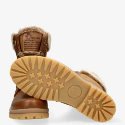 Tuscani Botas de piel con forro interior de pelo.